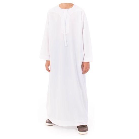 Young Adults Omani Thobe Size 50 – White | IBC Shopping